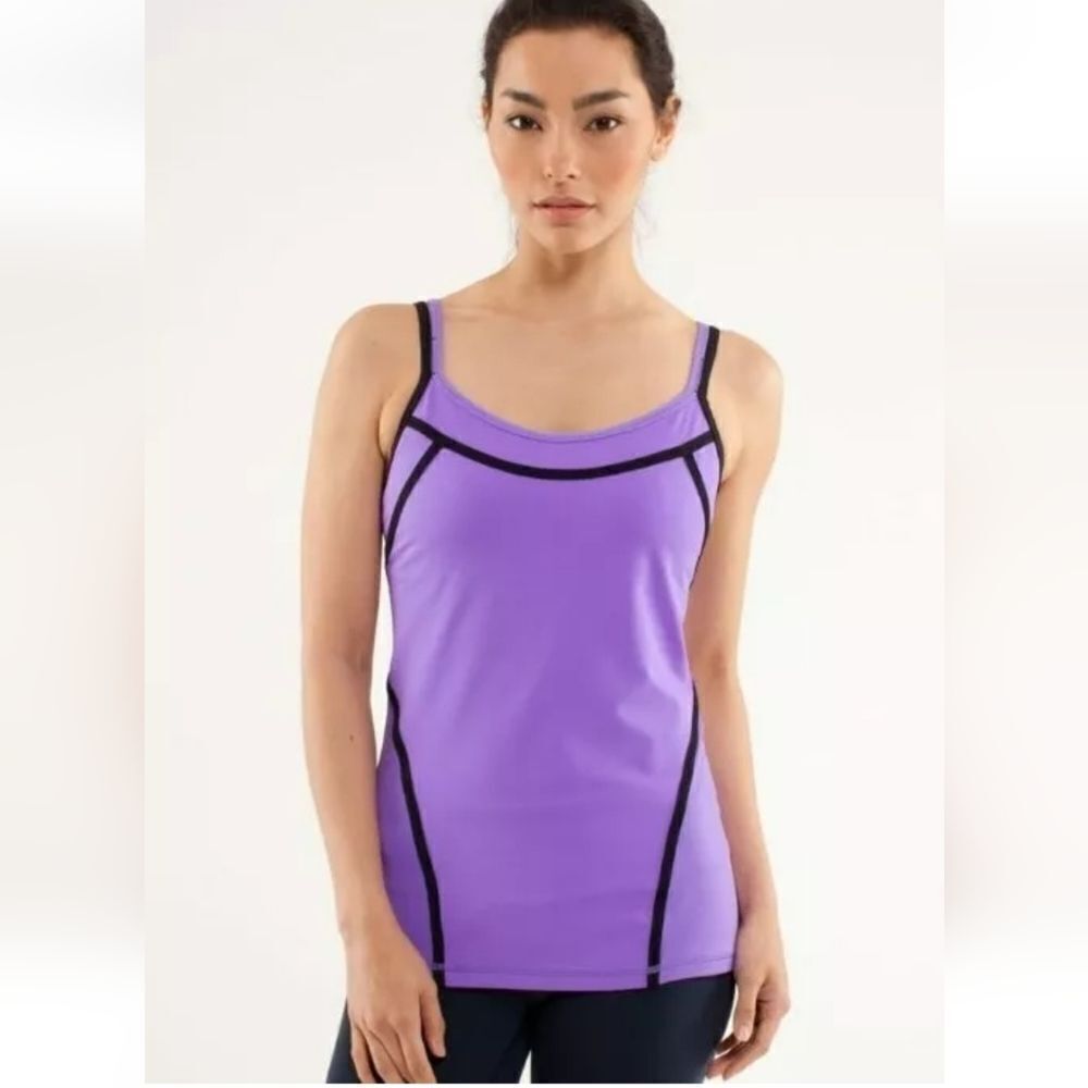 Lululemon Ignite Strappy Back Sports Bra Tank Top Size 4